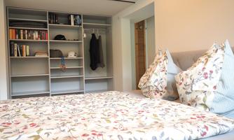 Bedroom 1 with view on the Kaiser mountains