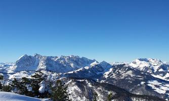 Panoramabild Kaiserwinkl Januar 2015