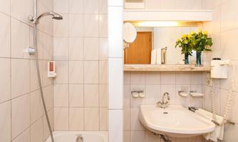 bathroom and separate toilet