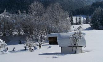 Bauernhof Oberhochstätt Aussicht von FeWo C
