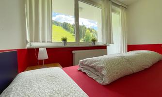 Doppelzimmer mit Balkon Sportgästehaus Unterberg
