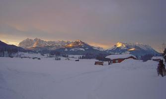 Appartement Kaiserblick - Ausblick im Winter