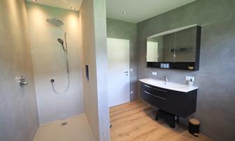 Bathroom with walk in shower
