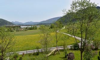 Sattlerhof Walchsee - Aussicht im Sommer