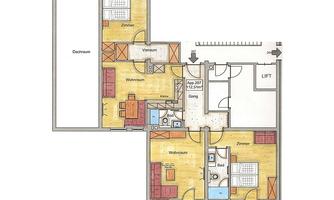 Grundriss 4-Zimmer App. 207