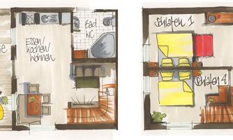 Grundriss Family Chalet