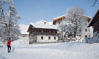 Langlaufloipe direkt am Haus