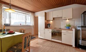 Ferienwohnung Wohnraum und Küche