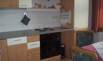 Pension Florian am Park - Küche mit Essplatz