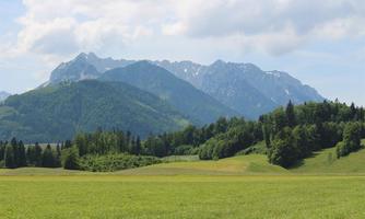 Ausblick zum zahmen  Kaiser