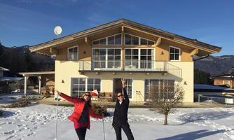 Ferienhaus Schwendt Winteransicht