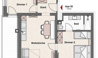 Ferienwohnung Heuberg Grundriss