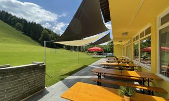 Sonnenterrasse Sportgästehaus Unterberg