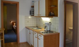 Fewo 2 Küchenzeile im Wohn/Schlafraum