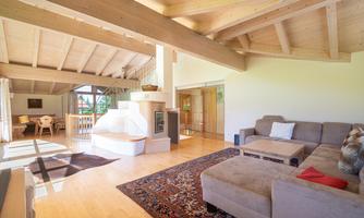 Ferienhaus Schwendt Wohnbereich oben