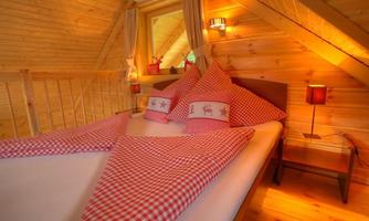 Chalet Schlafzimmer im Dach