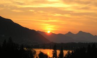 Sonnenaufgang am Lamplhof