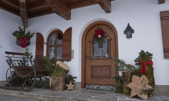 Hauseingang zur Weihnacht