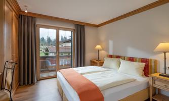Appartement Unterberg Schlafzimmer mit Balkon