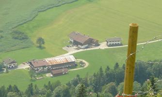 Der Pfandelhof von oben - Hitscheralm