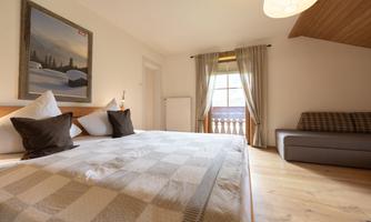 Schlafzimmer mit Ausblick