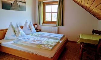 Bedroom of the holiday apartment Seeblick for 3 persons (single bed not shown in the picture)