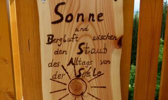 Sonne und Bergluft Erholung pur