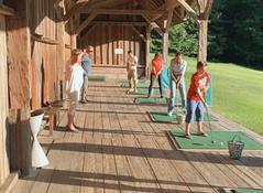 Abschlag am Golfplatz Bad Kleinkirchheim Abschlag am Golfplatz Bad Kleinkirchheim