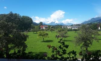 Blick vom Balkon Richtung Westen
