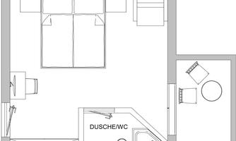 Wohnbeispiel Grundriss Doppelzimmer