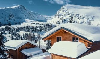 Heidi Chalets Typ Bergwinter - Außenansicht, Lage