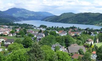 An idyllic landscape with our serene lake and gentle hills.