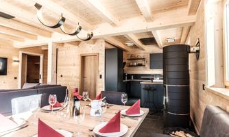 Heidi Chalets Typ Bergwinter - Essecke, Kamin