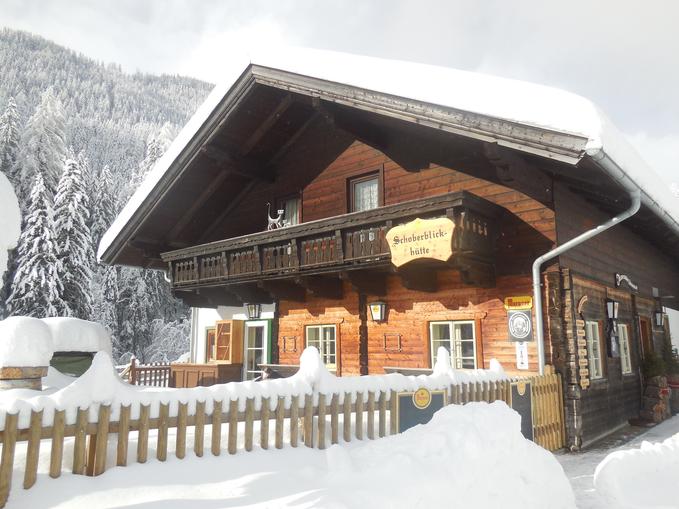Eisstockschießen bei der Schoberblickhütte