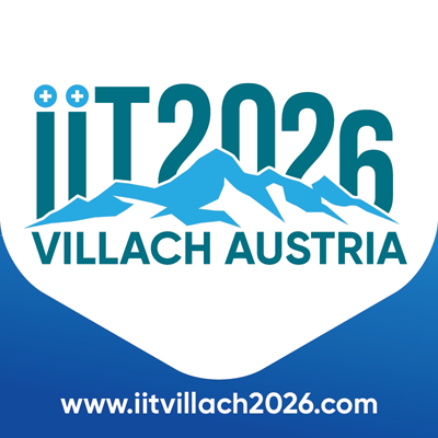 IIT 2026 Villach Austria Logo mit Bergmotiv und Website-Adresse
