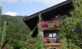 Blick auf dem Balkon Wohnung Salvia