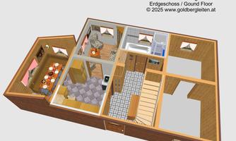 3D Visualization Ground Floor