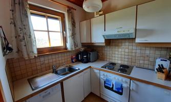 Pension Hecher Ferienwohnung Bergsicht Küche