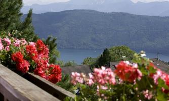 Blick vom Balkon