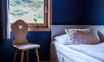 In the third bedroom there is a single bed, which can be converted into a double bed by pulling out the frame.