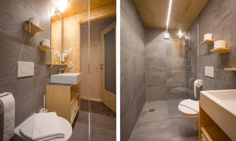 The lodge has its own bathroom with shower and toilet; hand and bath towels are of course provided for you.