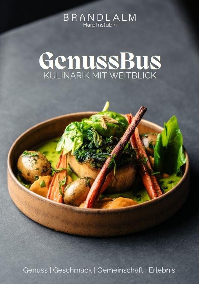 GenussBus: Gericht mit Kartoffeln, Karotten und Grünzeug in einer Schüssel