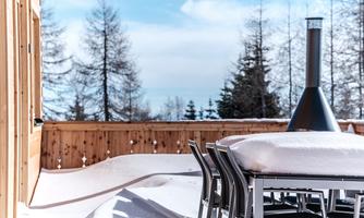 Heidi Chalets Typ Bergwinter - Terrasse