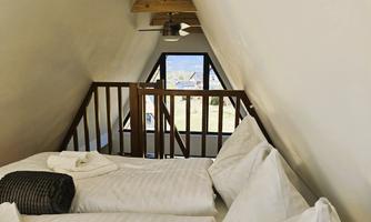 Attic bedroom with a view