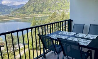 enjoy the view and your cozy togetherness on the balcony