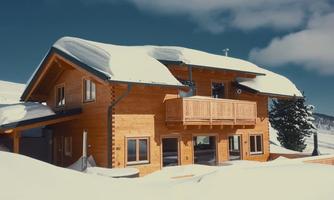 Heidi Chalets Typ Bergwinter - Frontansicht