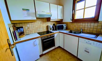 The kitchen of the holiday apartment Seeblick