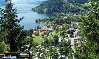 Seecamping Mössler am Millstätter See Panorama