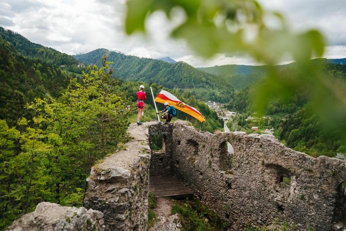 Klettersteig Türkenkopf - Trobefelsen