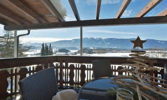 Terrasse im Winter - Appartement Barbara